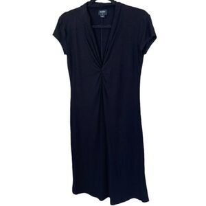 #156 OLIAN black stretch casual dress